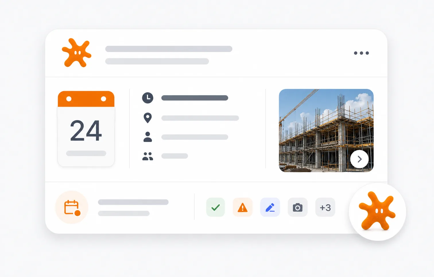 On-site Mark review UI